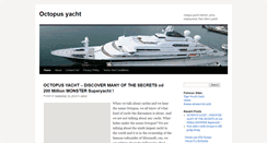 Desktop Screenshot of octopusyacht.net